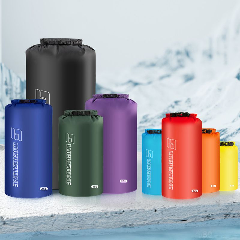 Dry Bag Roll Top - 3/5/8/12/15/25/35/75L 防水ドライバッグ袋超軽量漂流水泳衣類収納袋ラフティングカヤックスポーツバッグ