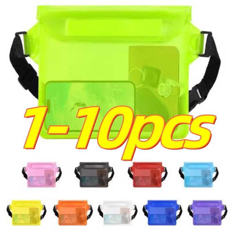 Dry Bag Roll Top - 防水水泳バッグシールドリフトダイビングウエストパックスキー水中電話ケースカバードライショルダーバッグビーチボートスポーツ