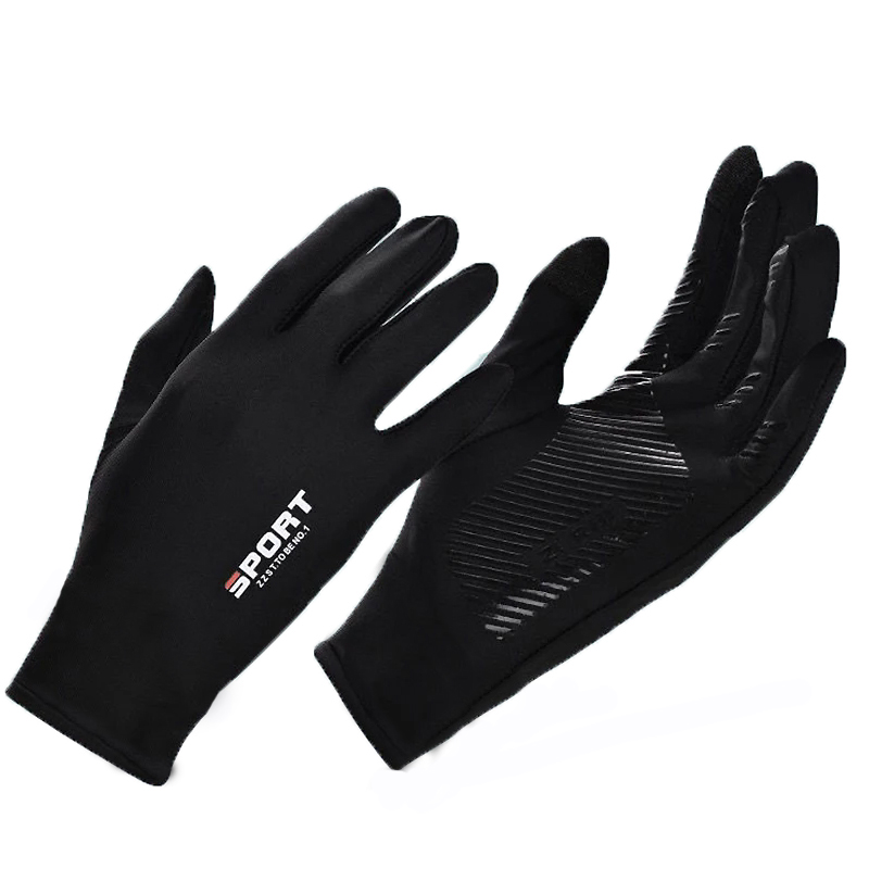 Spearfishing Glove - 夏用アイスシルクタッチスクリーン滑り止め手袋屋外釣り防水日焼け止め手袋自転車用手袋
