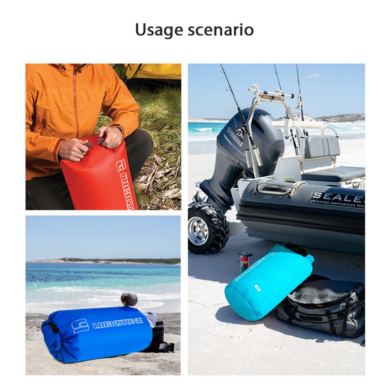 3/5/8/12/15/25/35/75L 防水ドライバッグ - Dry Bag Roll Top のレビューと価格