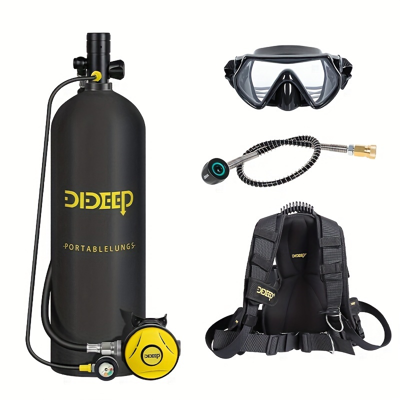 DIDEEP 4Lミニスキューバダイビングタンクセット、最大 - Aquatic Diving のレビューと価格