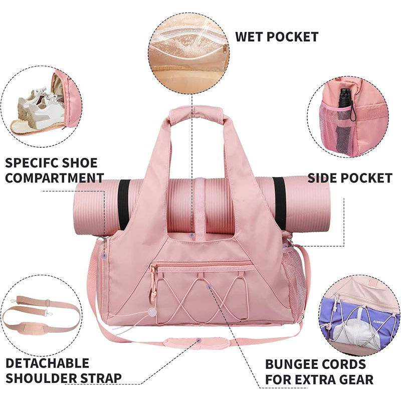 ヨガマットバッグ ジムフィットネスハンドバッグ 女性男性用  - Dry Bag Roll Top のレビューと価格