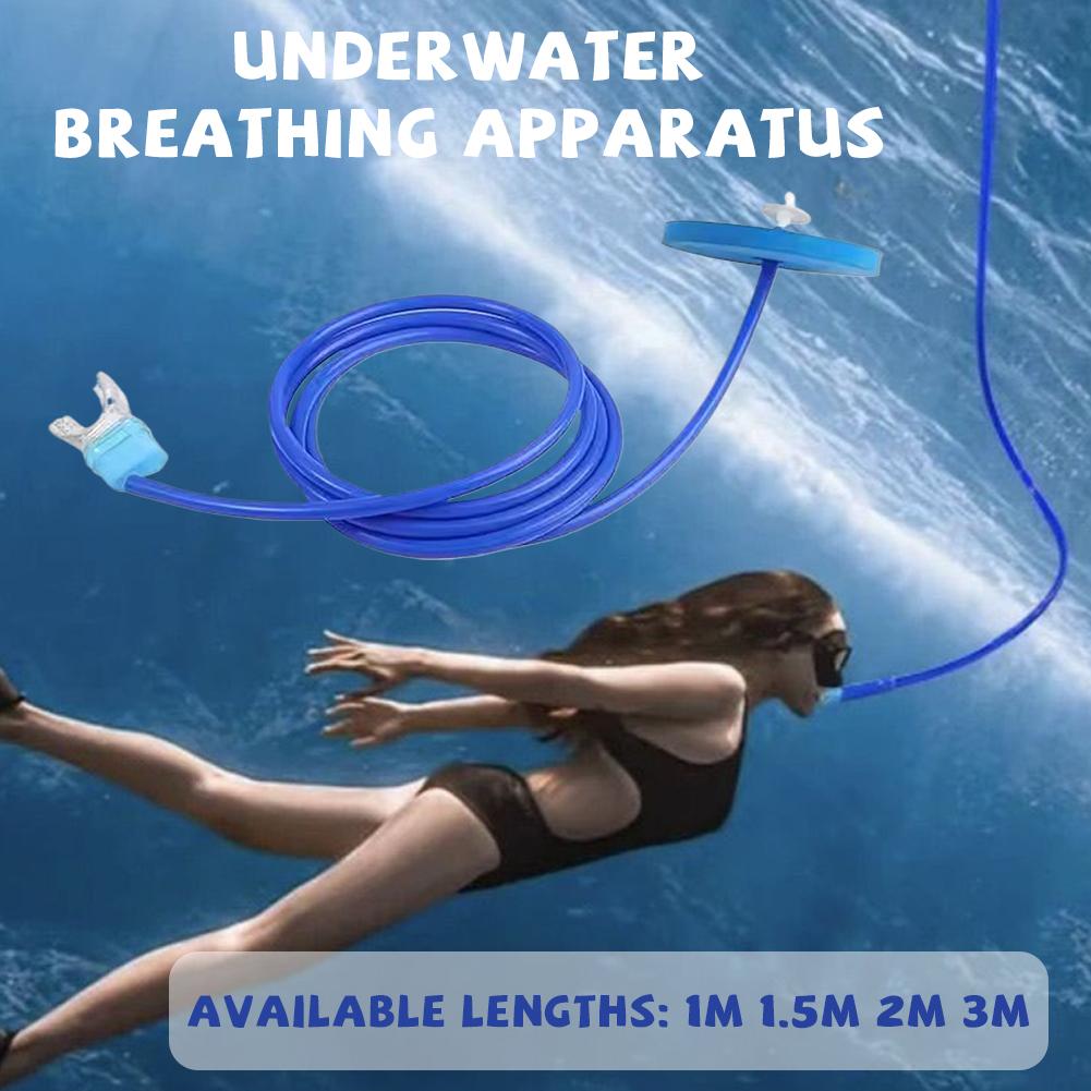 高品質フルドライダイビング呼吸チューブ 1 メートル 2 メ - Aquatic Diving のレビューと価格