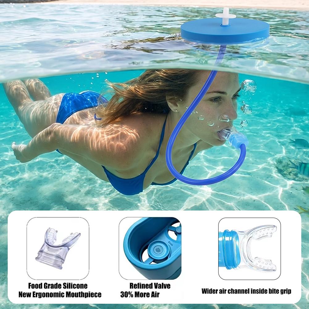 高品質フルドライダイビング呼吸チューブ 1 メートル 2 メ - Aquatic Diving のレビューと価格