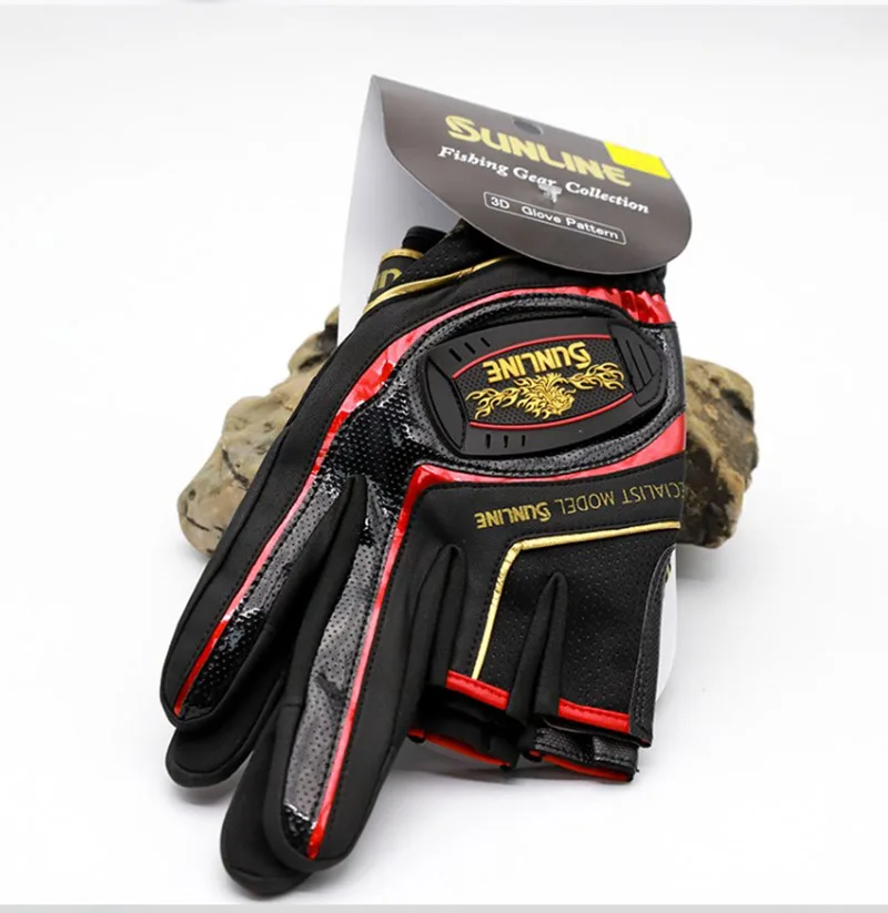 2023 新サンライン男性革アンチスリップ 3/5 ハーフフ - Spearfishing Glove のレビューと価格
