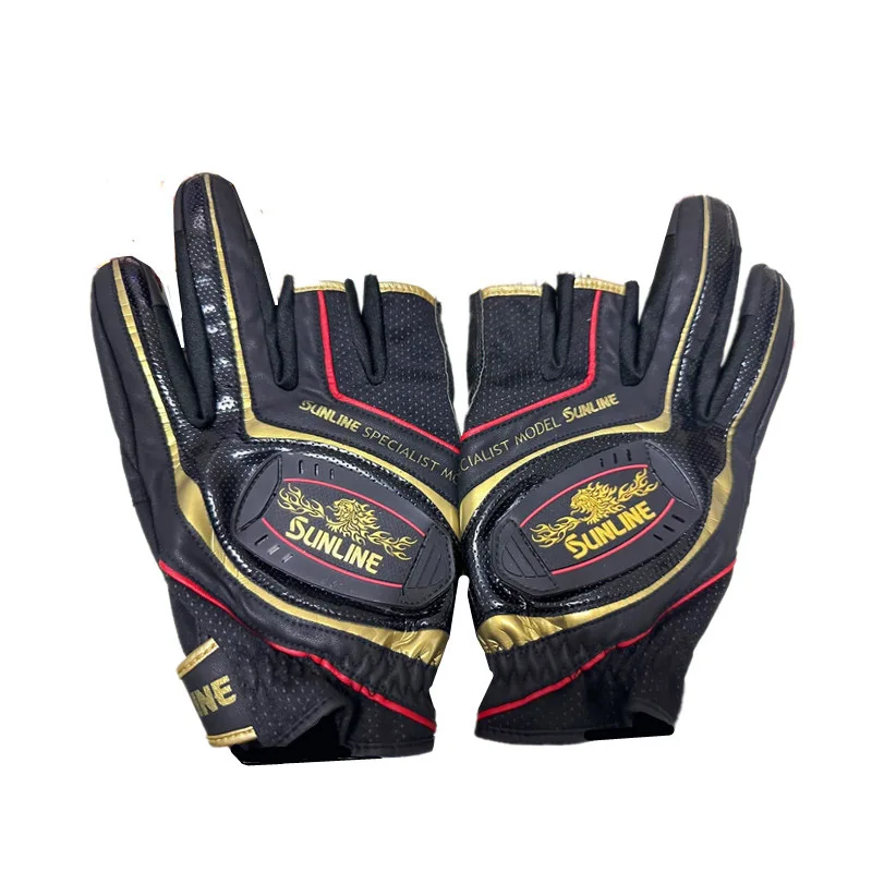 2023 新サンライン男性革アンチスリップ 3/5 ハーフフ - Spearfishing Glove のレビューと価格