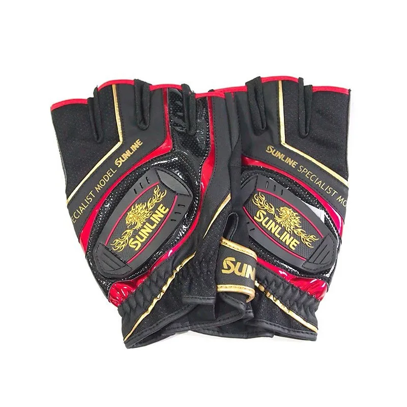 2023 新サンライン男性革アンチスリップ 3/5 ハーフフ - Spearfishing Glove のレビューと価格