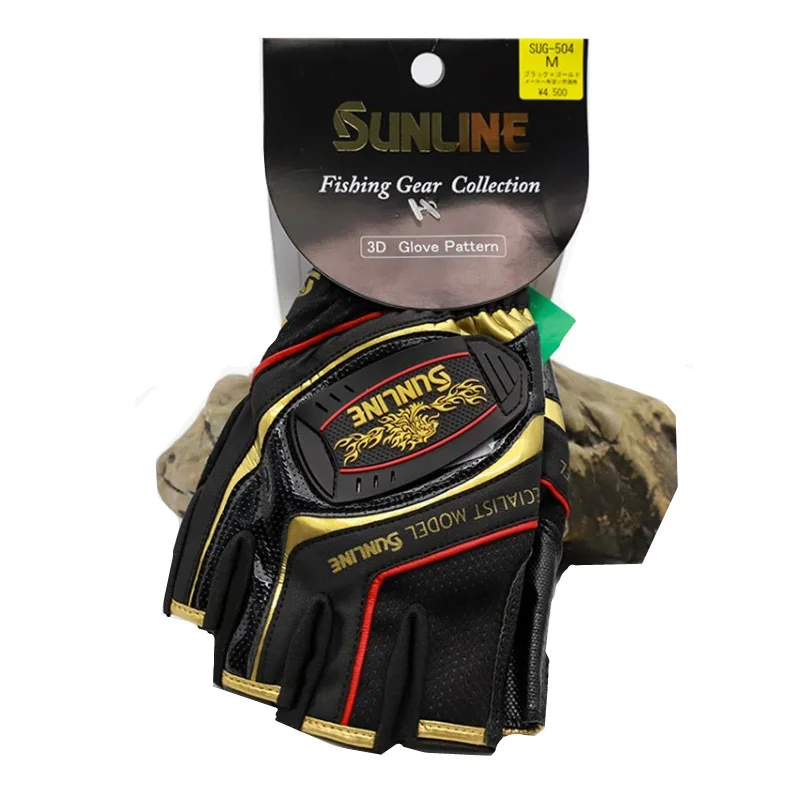 2023 新サンライン男性革アンチスリップ 3/5 ハーフフ - Spearfishing Glove のレビューと価格