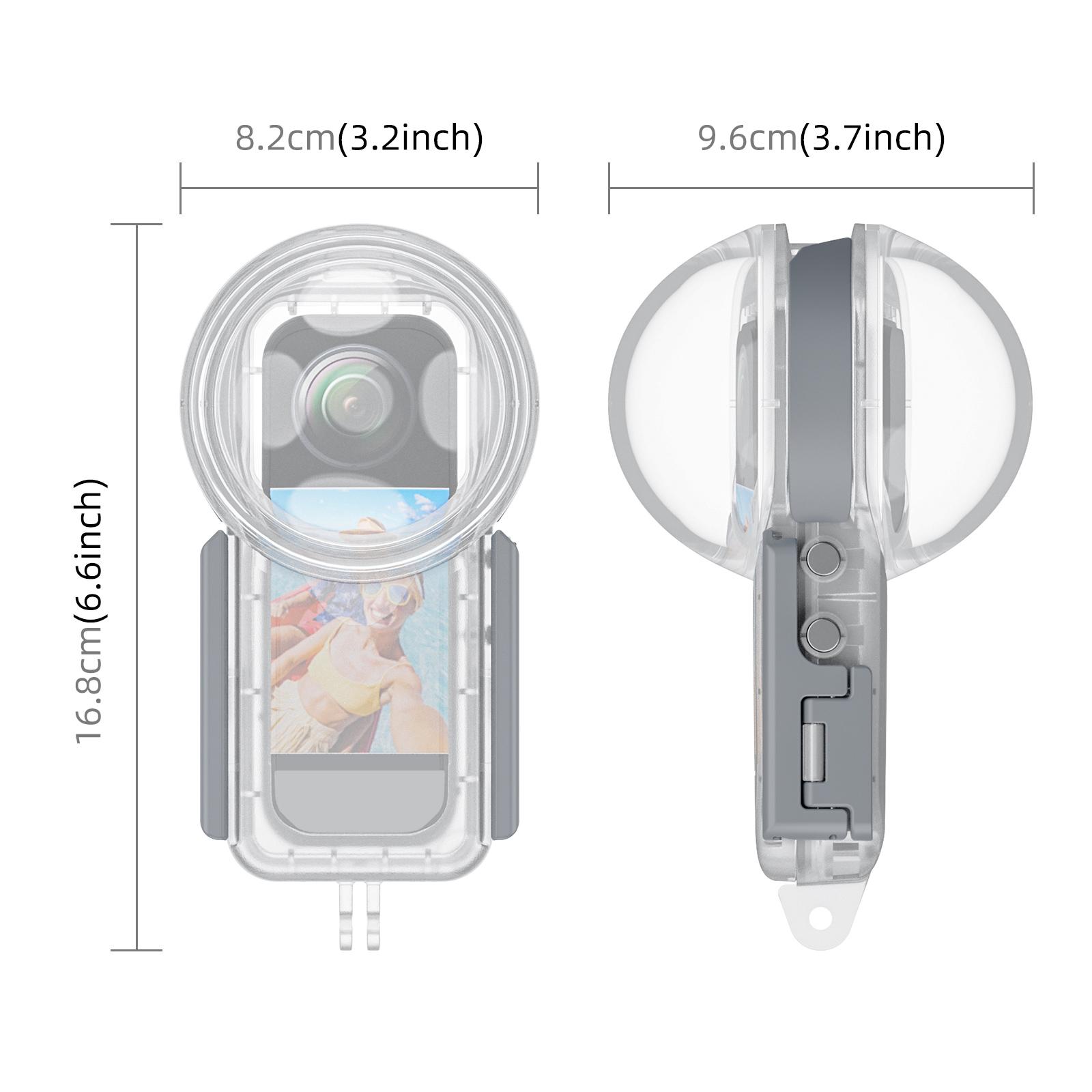 PULUZ 50m 密閉型防水ダイビングケース Insta3 - Aquatic Diving のレビューと価格