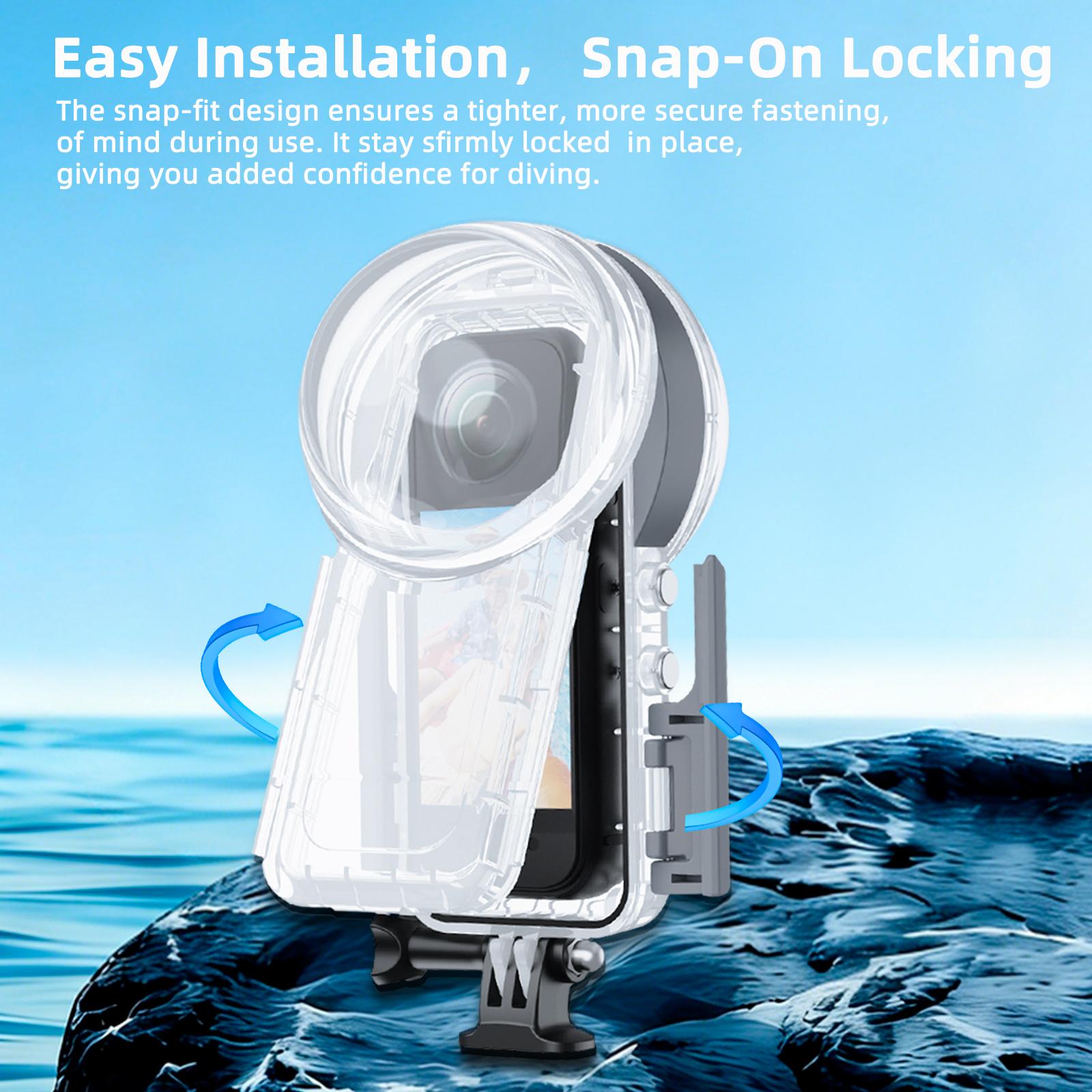 PULUZ 50m 密閉型防水ダイビングケース Insta3 - Aquatic Diving のレビューと価格
